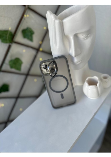 IPHONE 13 Magsafe Özellikli Standlı Kamera Lens Korumalı Mat Telefon Kılıfı modelleri