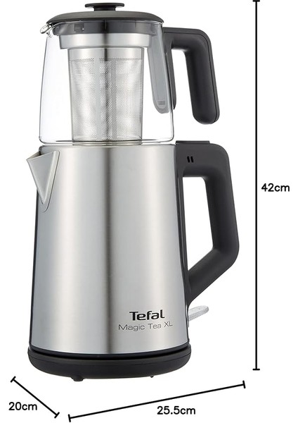 Magic Tea Xl 1650 Watt Cam Demlikli ve Paslanmaz Çelik Gövdeli Çay Makinesi - 9100046963 fırsatları