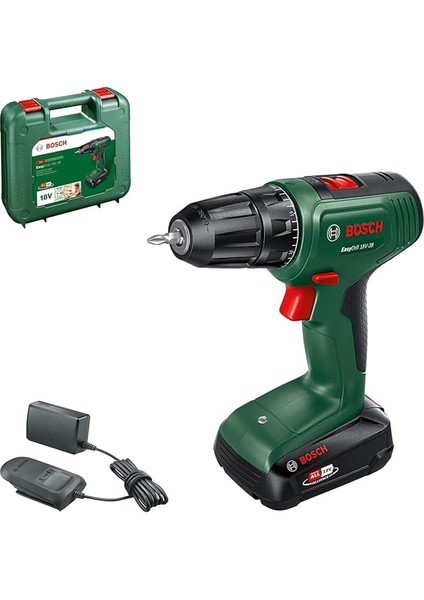 Home And Garden Easydrill 18V-38 Akülü Vidalama Makinesi (1 Akü 2,0 Ah, 18 Volt Sistem, Çanta Içinde) – Akülü Ittifak Aksiyonu