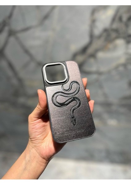 IPHONE 13 Pro Max Yılan Desen Siyah Telefon Kılıfı fiyatları