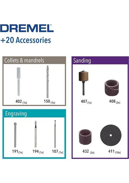 681 Ahşap Işleri Aksesuar Seti, 20'li fiyatları
