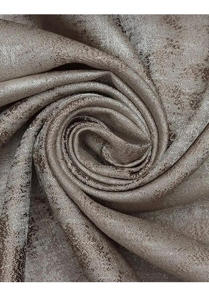 Sütlü Kahve Istanbul Fon, Desen Yeni Sezon 1 / 3 Sık Pileli Özel Koleksiyon ( Tek Kanat) Tül, Perde, indirimleri