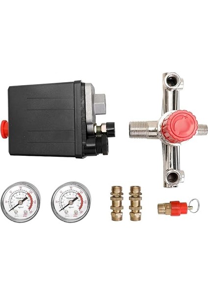 125 Psı 12 Bar Küçük Hava Kompresörü Basınç Şalteri Kontrol Ayarlanabilir Regülatörü Vana Enstrüman fırsatları