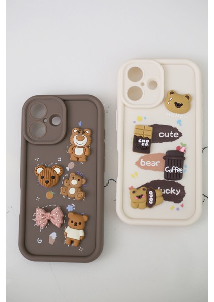 IPHONE 16 Pro Silikon Animasyonlu Telefon Kılıfı