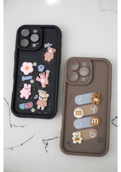 IPHONE 16 Promax Silikon Animasyonlu Telefon Kılıfı