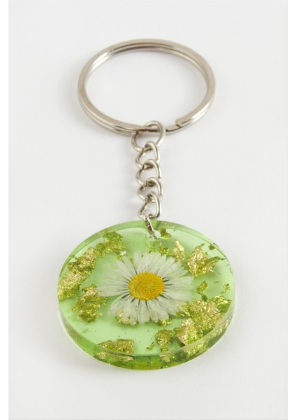 shop Papatya Epoksi Anahtarlık-Yeşil