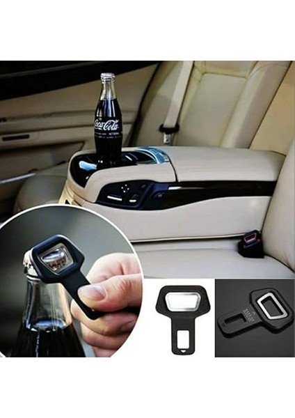 Emniyet Kemeri, 2 Adet Kemer Alarmı,gazoz Açacağı, Kemer Adaptörü, Kayış Kilidi, Kemer Alarmı Durdurucu, Kemer Uyarısı, Farklı Renk Seçenekleri (Siyah) fiyatları