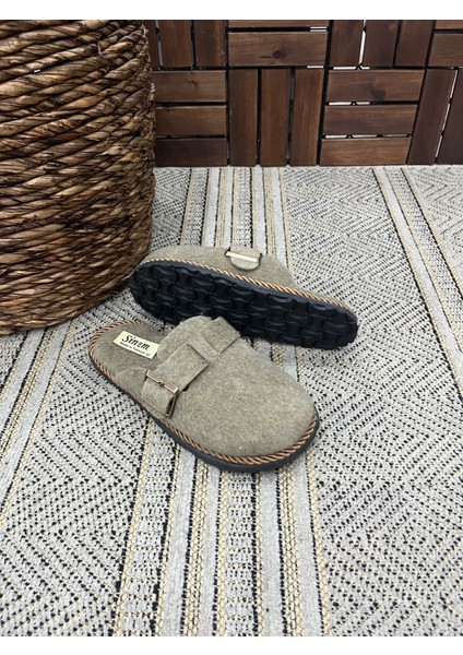 Yeni Sezon Önü Kapalı Günlük Rahat Sessiz Taban Sabo Terlik Ev Terliği