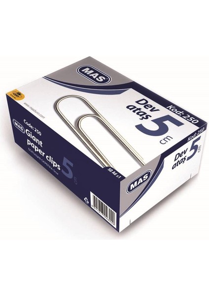 Mas 250 Dev Ataş Boy 5 Cm. 50 Li