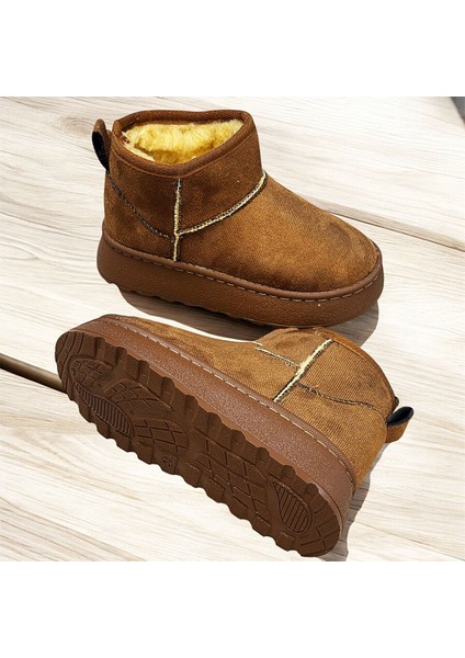 Sıcak Tutan Kalın Tabanlı Ug Model Kısa Boy Kız Çocuk Botu fırsatları