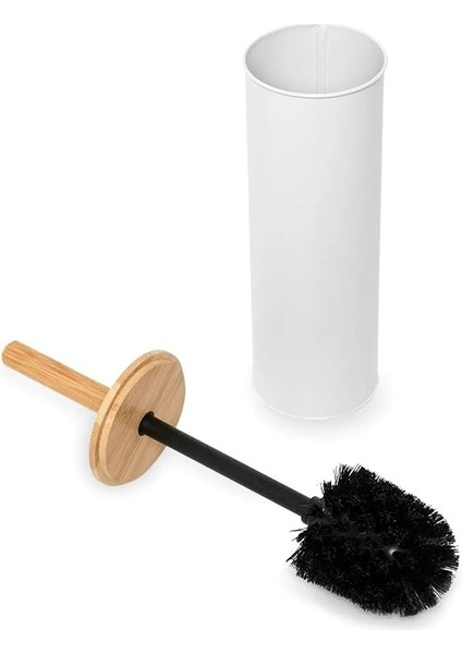 Home Ayaklı Tuvalet Fırçası – Paslanmaz Çelik Gövde, Doğal Bambu Sap ve Kapak, Hijyenik ve Şık Wc Klozet Fırçası, Zemin Standlı Dayanıklı Tuvalet Fırçası (Beyaz) fiyatları