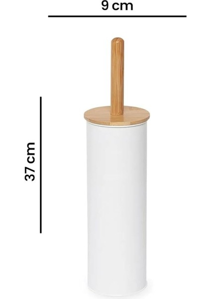 Home Ayaklı Tuvalet Fırçası – Paslanmaz Çelik Gövde, Doğal Bambu Sap ve Kapak, Hijyenik ve Şık Wc Klozet Fırçası, Zemin Standlı Dayanıklı Tuvalet Fırçası (Beyaz) fırsatları