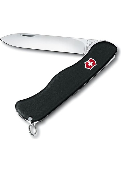 Taschenmesser Sentinel (4 Funktionen, Grosse Feststellklinge, Leicht) Schwarz