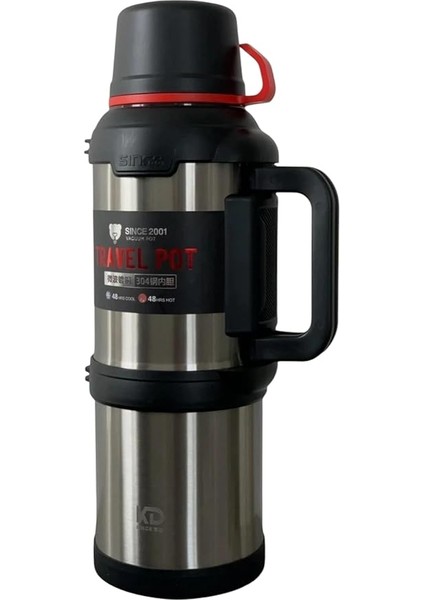 4 Litre 48 Saat Yalıtımlı Vakumlu Termos - Kamp ve Aile Boyu Dağcı Termos