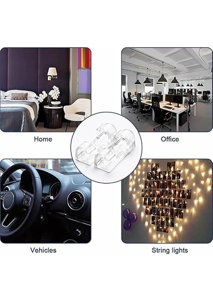 Kablo Sabitleyici ve Düzenleyici Klips 20 Adet, Yapışkanlı Kablo Tutucu Klips, Duvar, Cam ve Fayansa Uygun Kablo Sabitleyici indirimleri