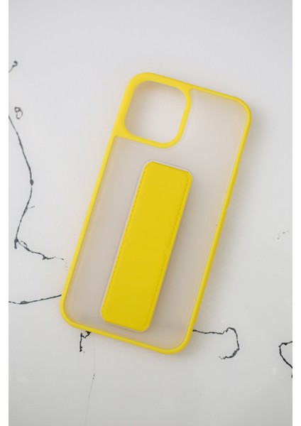 IPHONE 12 Promax Şeffaf Tutacaklı Telefon Kılıfı