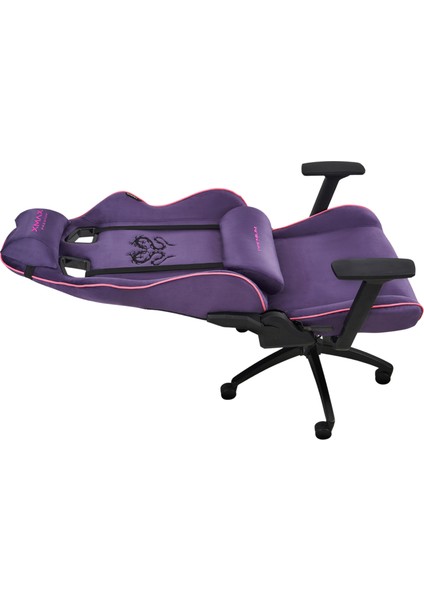 / Rio Plus Balerion Terletmez Kadife Kumaş Mor Gaming Oyuncu Koltuğu / 120 kg Taşır fiyatları