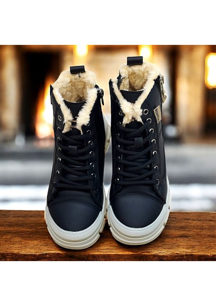 Tüylü Ipli Fermuarlı Kaymaz Taban Ortopedik Kız Çocuk Spor Model Bot fırsatları