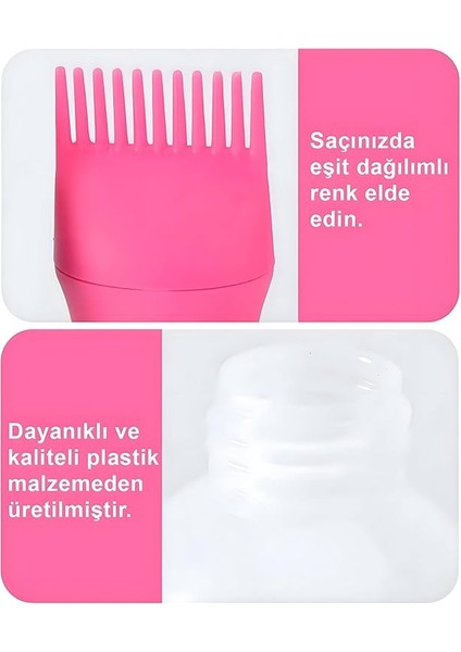 Taraklı Saç Boyama Şişesi Saç Bakım Yağı Uygulama Tarağı Saç Dip Boyası Uygulama Şişesi modelleri