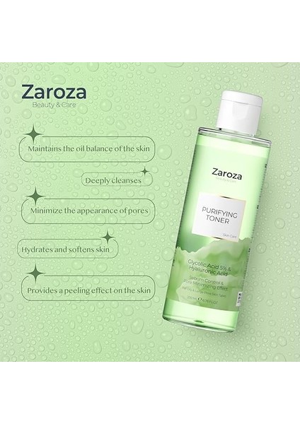 Arındırıcı &amp; Gözenek Sıkılaştırıcı Yeşil Tonik Glycolic Asit &amp; Hyaluronic Asit 200 ml modelleri