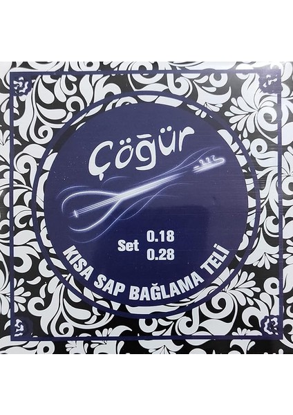 Joes Çöğür CGR18 Kısa Sap Saz Teli 0.18 Takım Bağlama Teli