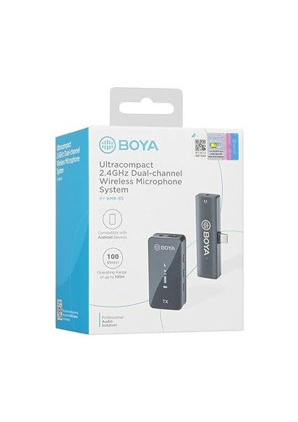 By-Xm6-S5 Kablosuz Yaka Mikrofonu - Type-C indirimleri