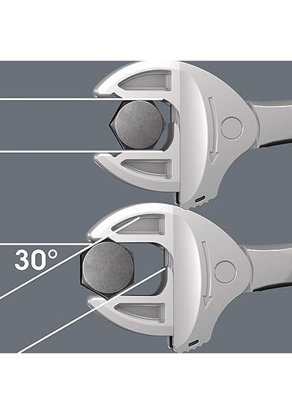 6004 Joker L Kendini Ayarlayan Anahtar, 16-19 x 5/8-3/4 Inç x 224 mm (05020101001) Metal indirimleri