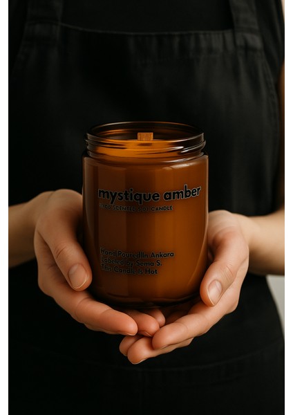 : Mystique Amber : Amber Cam Kavanozda : Kokulu Soya Mum (Amber, Beyaz Gül, Yasemin, Paçuli) modelleri