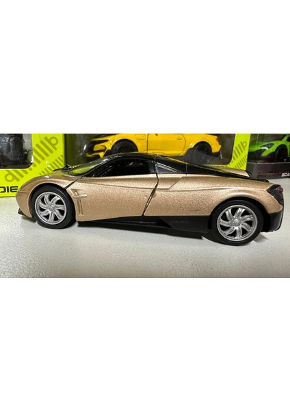 Oyuncak Metal Model Araba 1/36 Çek Bırak Gold Pagani Huayra fırsatları