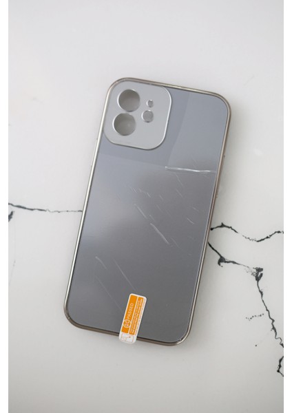 IPHONE 12 Metal Renk Telefon Kılıfı