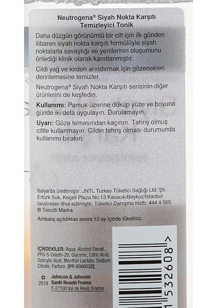Visibly Clear Siyah Nokta Karşıtı Tonik 200 ml modelleri