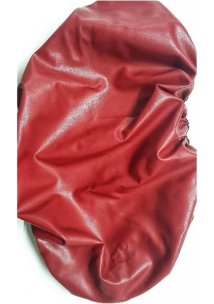 Caro (682) Motosiklet Kırmızı Sele Kılıfı Motor Koltuk Brandas Spacy Activa Vespa Küçük Model Scooter Universal ile Uyumlu