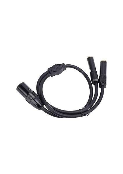 Xlr Erkek Ila Çift 6.35MM Dişi Y Ayırıcı Kablosu, Xlr Ila Ikili 1/4 Inç Mikrofon Kablosu Altın Kaplama Konnektörü Esnek Amplifikatör Için Kılıf (#3) modelleri