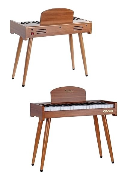 CP-370OR Ahşap Çocuk Piyanosu Pilli 37 Tuşlu Gerçek Piyano Tuşları modelleri