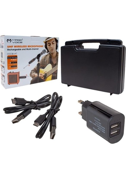 Uhf Gitar Tip Kablosuz Mikrofon MV-19585 modelleri