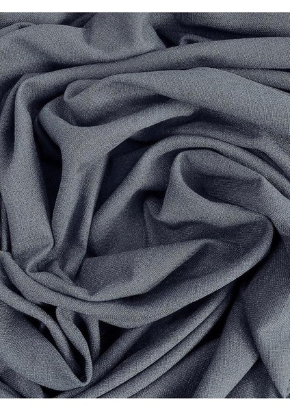 Nova Keten Fon Perde Soğuk Mavi 1 / 3 Sık Pileli (Tek Kanat ) Tül, Pano, Fon, Blackout, indirimleri