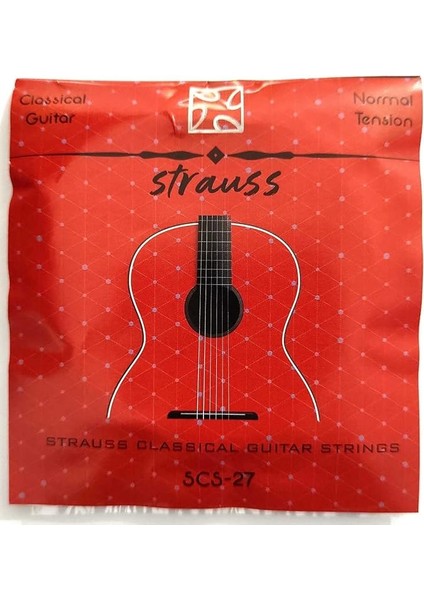 Scs-27 Klasik Gitar Teli Takım Normal Tension