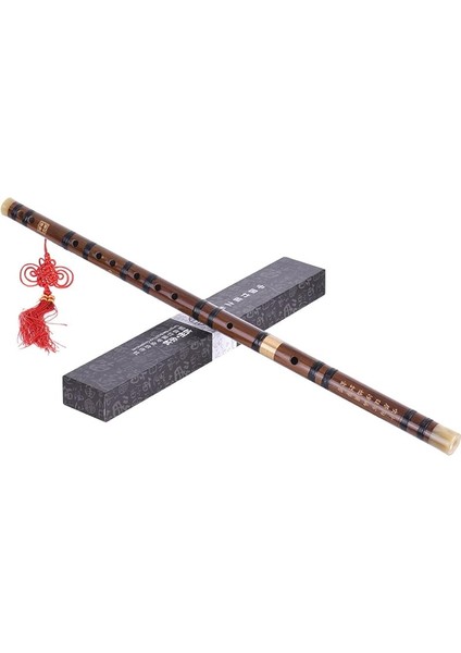 Takılabilir Acı Bambu Flüt Dizi Eneksel El Yapımı C Se Müzikal Nefesli Çalgı C Çalışma Seviyesinin Anahtarı Profesyonel Kahverengi 1 fırsatları