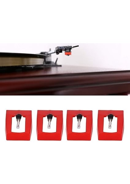 Çalar Iğnesi, 4 Adet Fonograf Elektrikli Plak Çalar Pikap Iğne Aksesuarı Değiştirme, Ion, Fonograf Için indirimleri