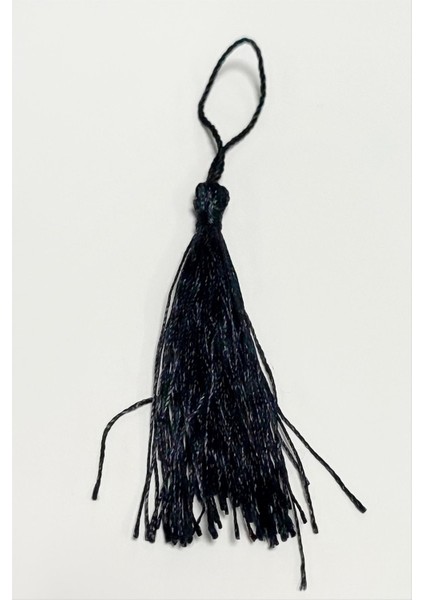 shop 1 Adet Pamuk Püskül 14 Cm-Siyah fiyatları