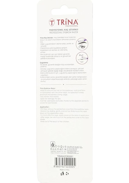 Profesyonel Kas Usturası 2'li ‎TRNRAZOR0001 fiyatları