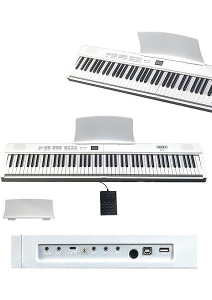 PLX-80WH Taşınabilir Katlanır Dijital Piyano Tuş Hassasiyetli 88 Tuş Bt (Sustain Çanta Metod) fiyatları