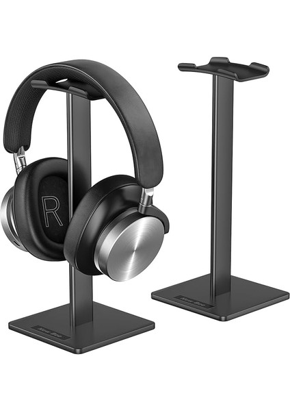 Bee Kulaklık Standı, Kulak Üstü Kulaklık, Oyun Kulaklığı ve Kulaklık Ekranı Için Evrensel Kulaklık Tutucu, Alüminyum + Tpu + Abs Siyah