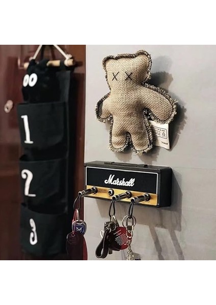 Anahtar Tahtası Anahtar Tutucu Ses Anahtarlık Gitar Anahtarlık Duvar Askısı Yaratıcı Retro Anahtar Saklama 4 Gitar Fişi, Tip 2, Ölçü Birimi fiyatları