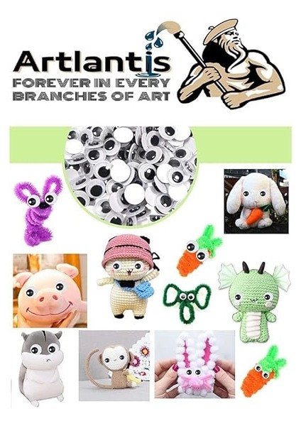 Göz Siyah 10 mm 50 Li 1 Paket Oynayan Göz 10MM Hobi Tasarım Anasınıfı Kreş Etkinlik Elişi fırsatları