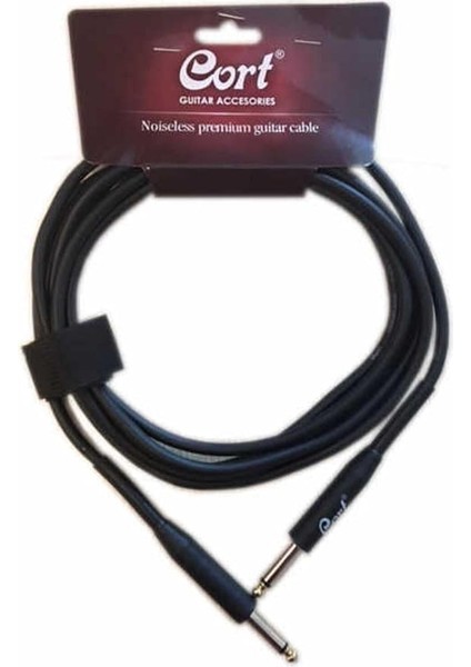Gitar Kablo Gürültüsüz (Noisless) Cable 3m Siyah