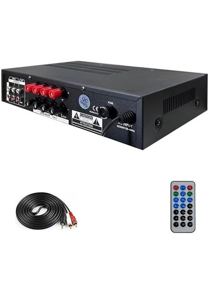 Merz HB-300 Stereo Mixer Amfi 4-8 Ohm 2 Çıkışlı 2X150W Anfi Bluetooth USB fiyatları