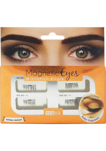 Kozmetik Magnetic Eyes Mıknatıslı Kirpik Extra Yoğun, Siyah