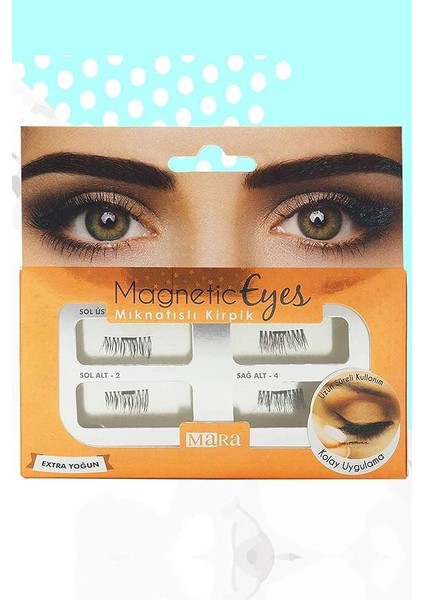 Kozmetik Magnetic Eyes Mıknatıslı Kirpik Extra Yoğun, Siyah fiyatları