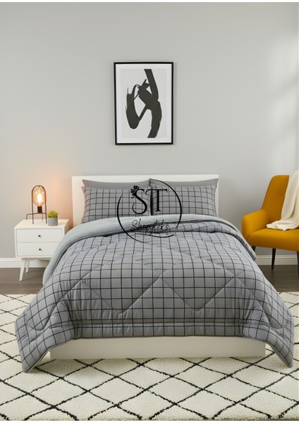 Çift Kişilik Welsoft Puffi Yorgan 195X215 | 2 Adet Yastık Kılıflı | Pamuklu % Puffi fırsatları